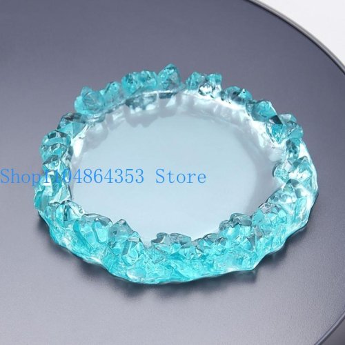 Imagen de Molde de Silicona para Posavasos en Forma de Racimo – Ideal para Resina, Epoxi y Fundición Artística
