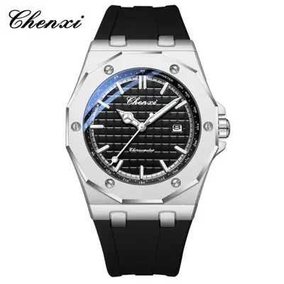 Image de Montre Homme Luxe Étanche avec Calendrier - Style Sportif & Élégant