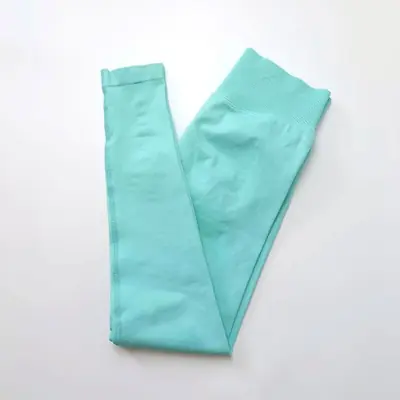 Leggings de Sport Femme Sans Couture - Scrunch Bum & Bande Côtelée
