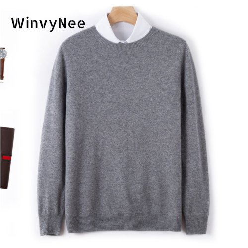 Image de Pull Homme Laine Mérinos Col Rond Hiver