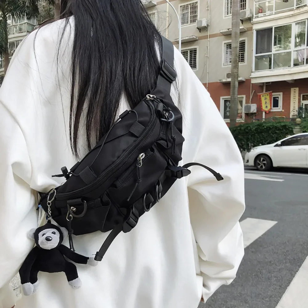 Afbeelding van Stijlvolle Crossbody Tas voor Mannen & Vrouwen – Techwear & Punk Look