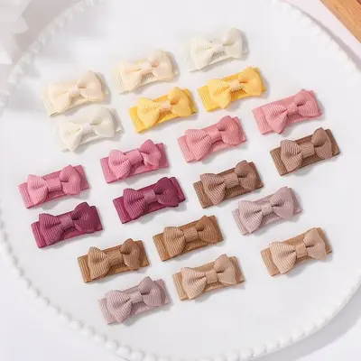 Image de Pinces à Cheveux Bébé Fille - 20 Pièces Douces & Sans Douleur