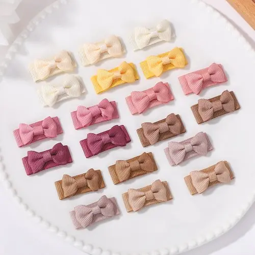 Image de Pinces à Cheveux Bébé Fille - 20 Pièces Douces & Sans Douleur