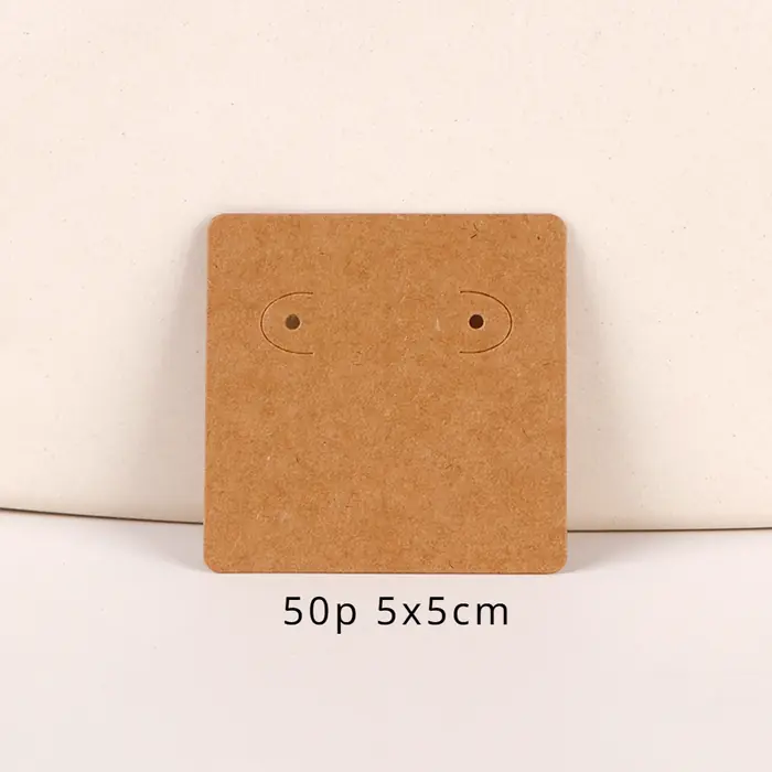 5x5cm brązowy karta