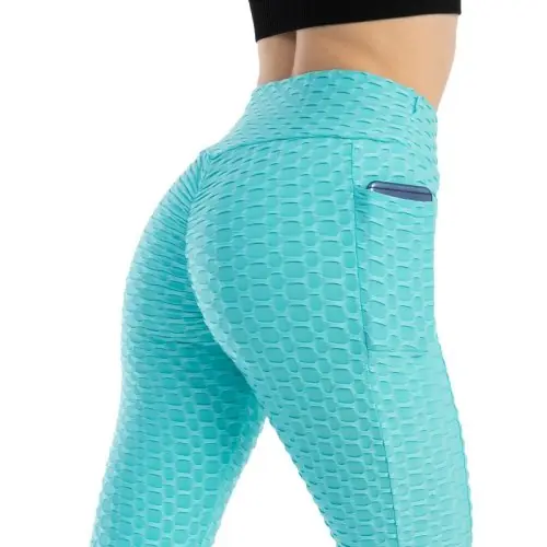 Image de Leggings Femme Haute Taille avec Poches - Sport & Fitness