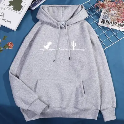 Image de Sweat à capuche mignon avec petit dinosaure