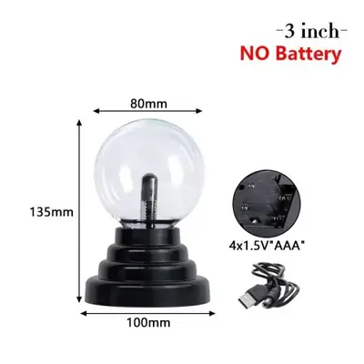 Image de Lampe Plasma Tactile Magique - Veilleuse LED pour Enfants
