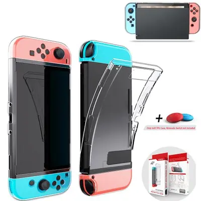 Image de Étui Transparent 3-en-1 pour Nintendo Switch