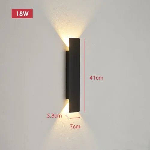 40cm-zwart lichaam-18w