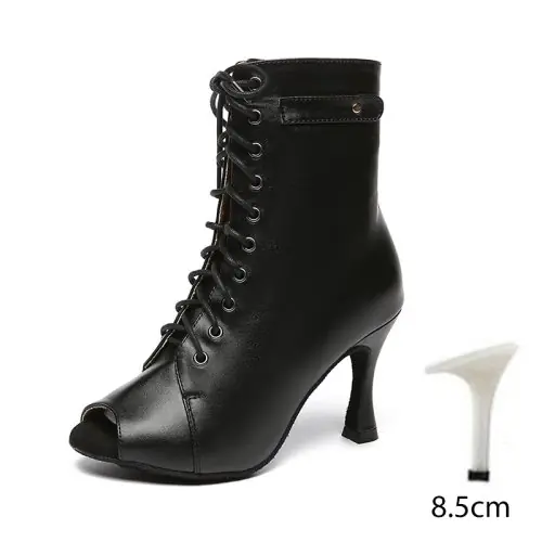 Image de Bottines de Danse Élégantes pour Femmes - Talons Aiguilles Salsa & Tango