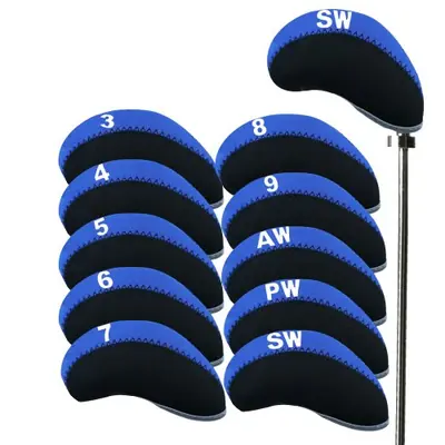 Image de Protège-fer de golf 10 pièces - Léger & Durable