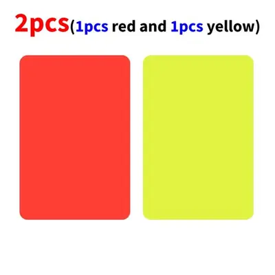Image de Cartes Rouges & Jaunes pour Arbitre de Football - Pack 100x3