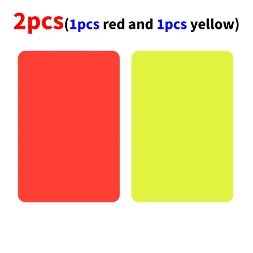 Image de Cartes Rouges & Jaunes pour Arbitre de Football - Pack 100x3