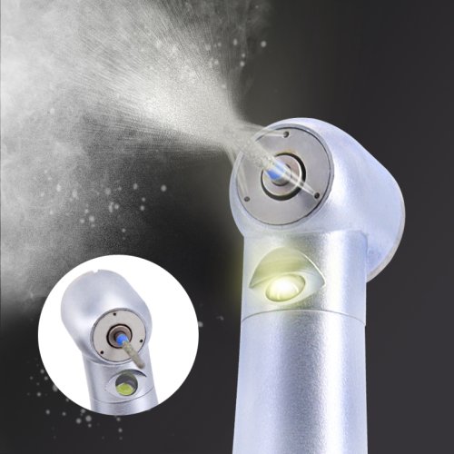 Afbeelding van Professionele LED Tandheelkundige Hoge Snelheid Handstuk met Keramische Lager, Luchtturbine en Drievoudige Waternevel voor Optimale Zorg