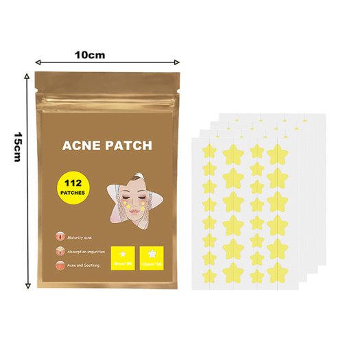 Afbeelding van Natuurlijke, Kleurrijke en Onzichtbare Acne Verwijdering Stickers voor Gezichtsplezier – Huidverzorging met Make-up Effect