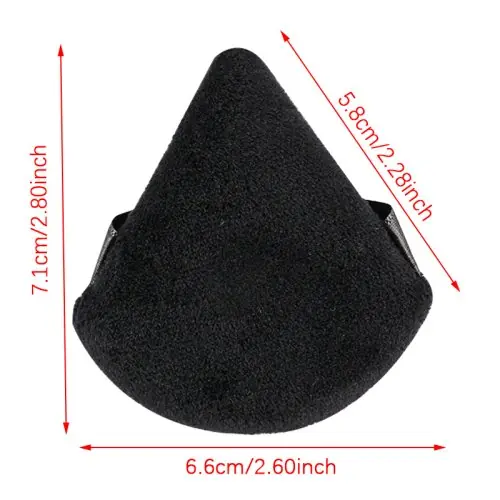 Image de Kit de Maquillage 6 Pièces - Éponges Velours pour Poudre et Visage