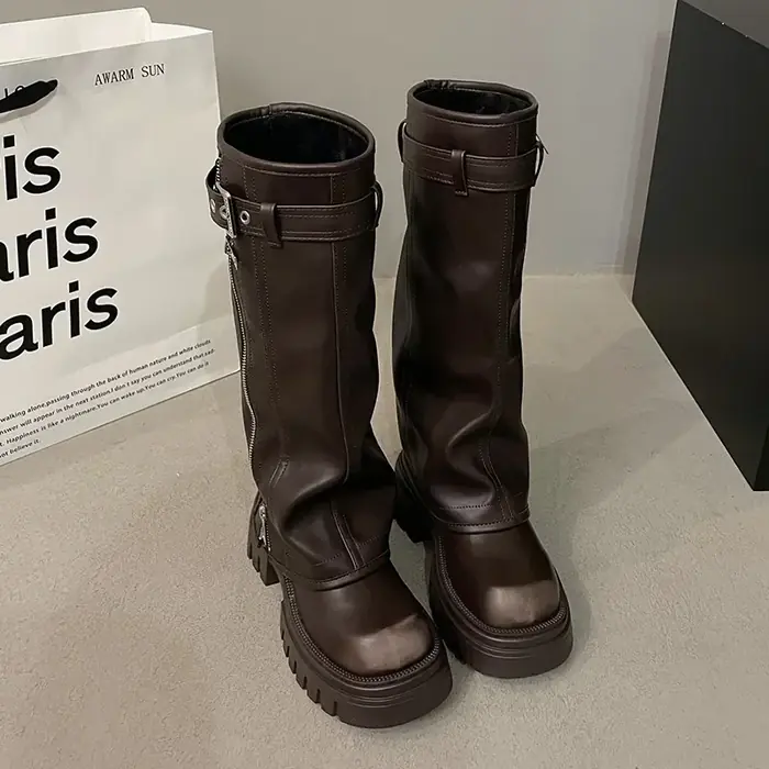 Image de Bottes de Mode Hiver pour Femmes - Élégantes & Confortables