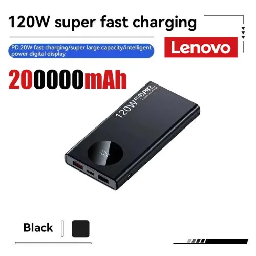 Zwart 200000mAh