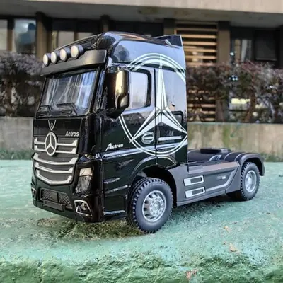 Image de Camion de Transport en Alliage 1:50 avec Sons et Lumières