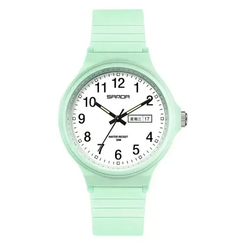Image de Montre Femme Uthai L02 - Élégante, Quartz, Double Calendrier