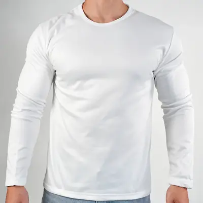 Image de Thermique Homme Hiver - Pull Polaire Chauffant Col Rond