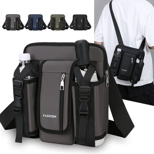 Immagine di Borsa a Tracolla Uomo in Oxford - Stile Elegante e Pratico