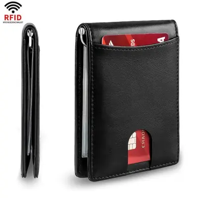 Image de Portefeuille Homme RFID Ultra Mince & Luxe