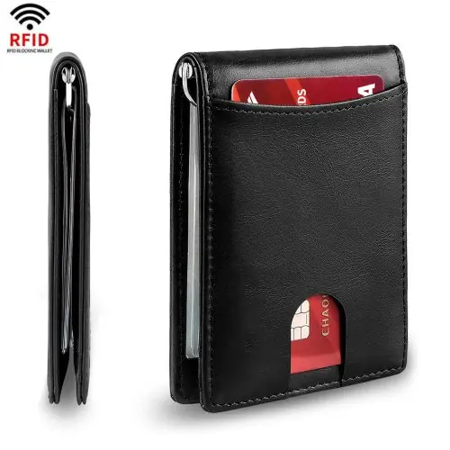 Image de Portefeuille Homme RFID Ultra Mince & Luxe