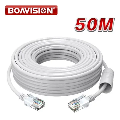 Image de Câble Ethernet CAT5e 20/30/50m - Blanc - Haute Vitesse