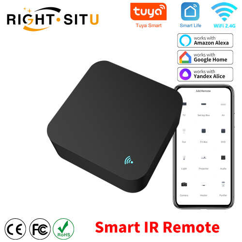 Bild von Tuya Smart IR-Fernbedienung für Smart Home – Universelle Fernsteuerung für TV, DVD, Audio, Klimaanlage mit Alexa und Google Home Kompatibilität