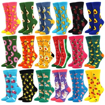 Image de Chaussettes Fruits & Desserts Drôles pour Femmes