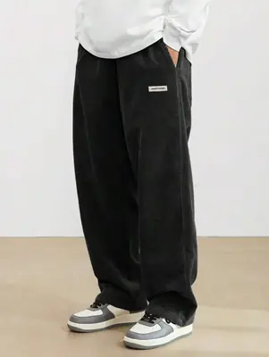 Image de Pantalons Homme Velours Côtelé - Coupe Large & Confortable