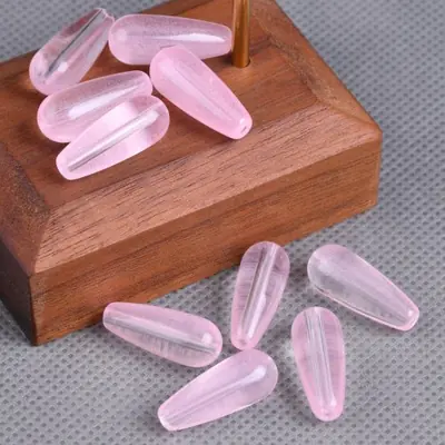 Image de Perles en Verre Cristal Larme 19x9mm - Lot de 10