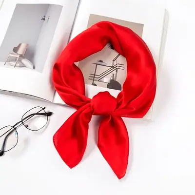 Image de Écharpe Satin Femme - Élégante & Lisse 70cm