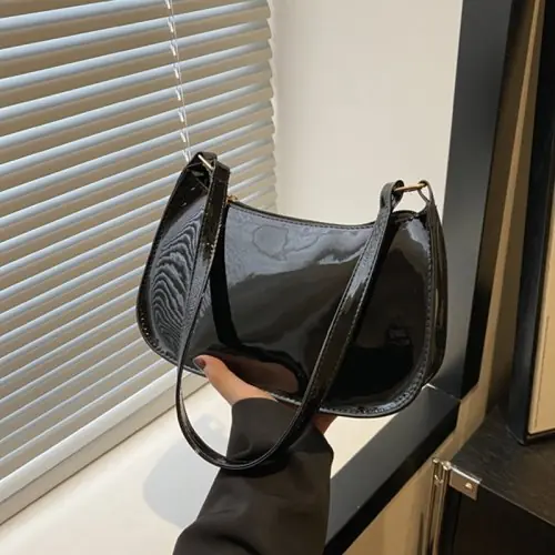 Image de Sac à Main Rétro en Cuir PU pour Femme