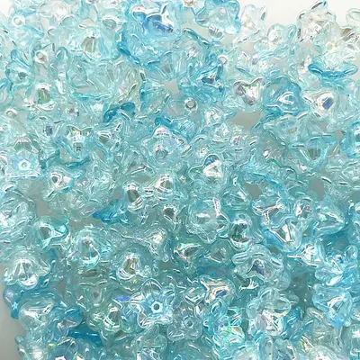 Image de Perles Acryliques Bellflower 7x13mm - Lot de 50 pour Bijoux