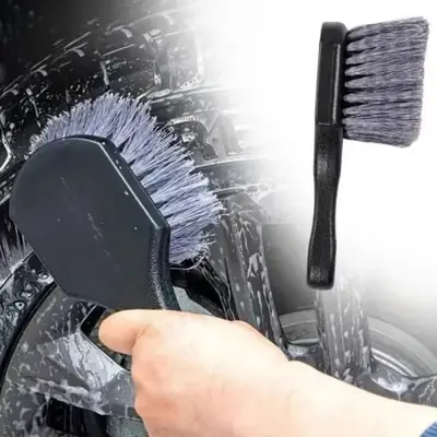 Image de Brosse Nettoyage Jantes Voiture - Manche Court
