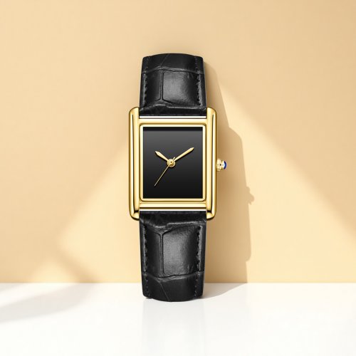 Image de Montres de Couple en Cuir Étanche - Mode & Élégance