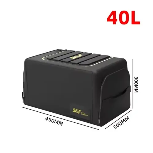 Image de Organisateur de Coffre de Voiture 70L - Rangement Pratique & Pliable
