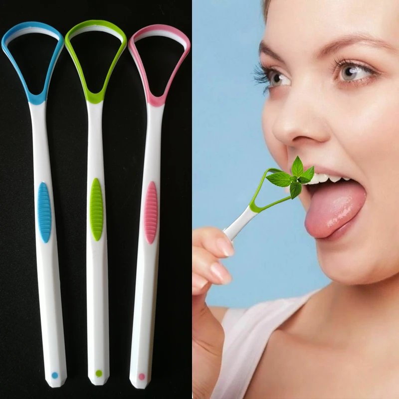 Bild von Natürlicher Zungenschaber aus Bio-Kunststoff – Tragbare Oral-Hygiene-Bürste zur effektiven Mundgeruch-Reduktion und täglichen Zungenreinigung