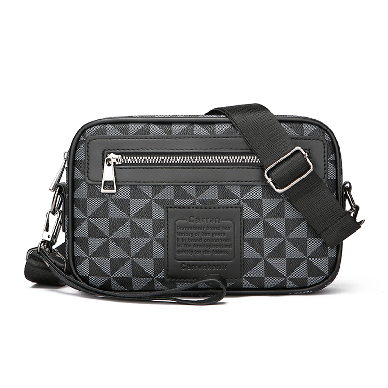 Afbeelding van Stijlvolle Heren Clutch Bag – Zacht PU Leer & Zakelijke Look