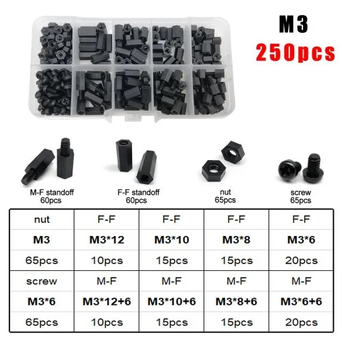 M3 250pcs