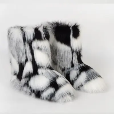 Image de Bottes d'Hiver Fausse Fourrure Femme - Chaudes & Mode
