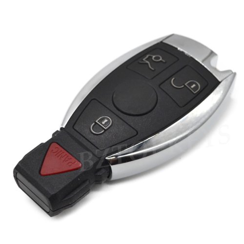 Immagine di Telecomando Chiave Auto Smart con 3-4 Pulsanti 315/434 MHz per Mercedes-Benz Anno 2000 - Tecnologia NEC BGA