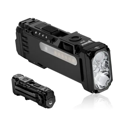 Image de Lampe torche compacte Wuben X4, 1500 lumens, RGB, étanche IP68