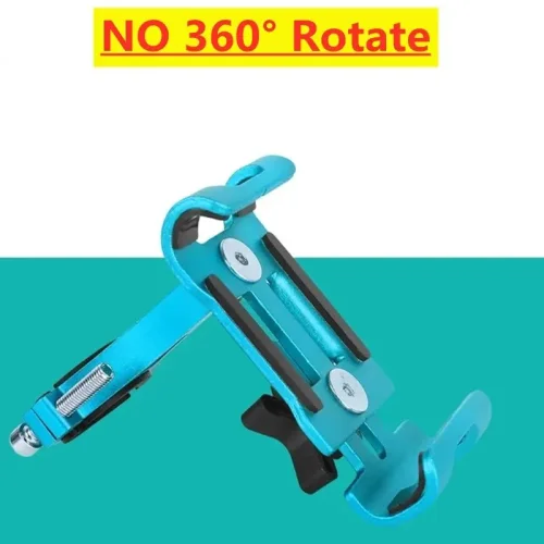 Immagine di Supporto per telefono per bici da moto in metallo Staffa antiscivolo in lega di alluminio Clip per G...