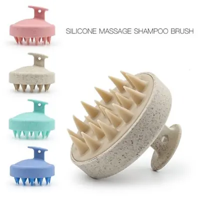 Brosse à Shampoing en Silicone - Massage du Cuir Chevelu & Corps