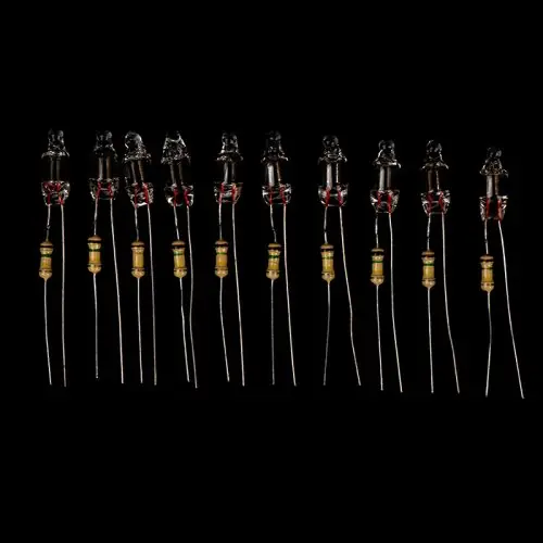 Image de Ampoules néon LED 220V - Rouge, Bleu, Vert - 10 pcs