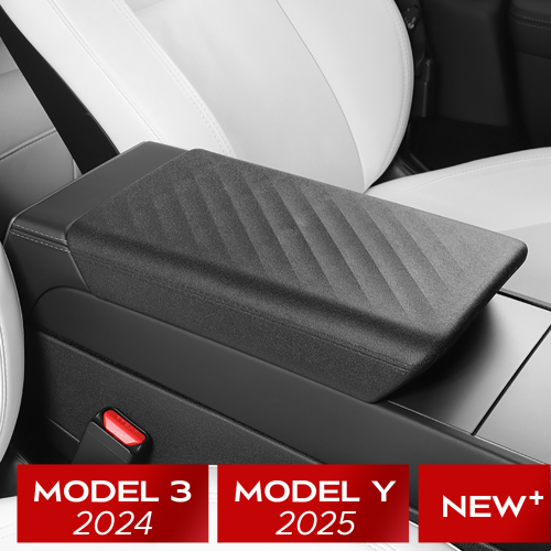 Imagen de Cubierta de Reposabrazos Central en TPE Suave para Tesla Model Y Juniper Launch 2025 y Model 3 Highland 2024 – Funda Protectora de Consola Central
