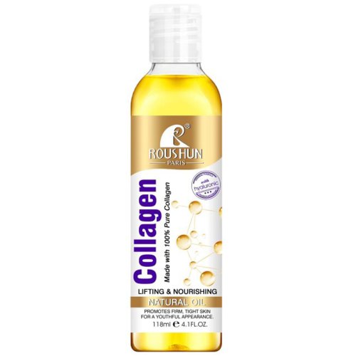 Image of Natural Collagen Infused Face & Body Serum Oil – Deep Moisturizing, Skin Firming, Hair Nourishing Essence for Smooth, Radiant Skin and Healthy Hair
